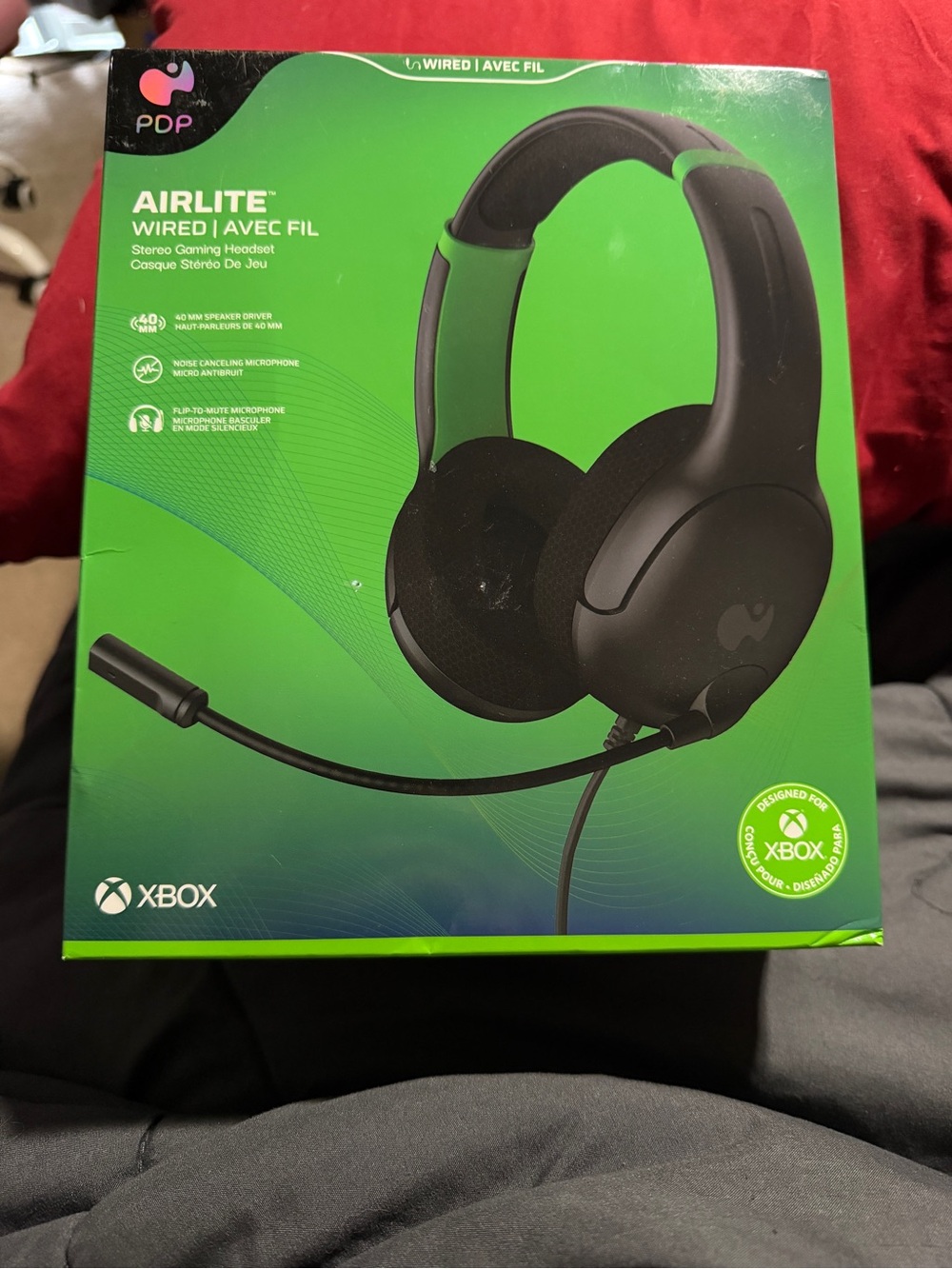 POP AirLite Wired Gaming Headset - Black
